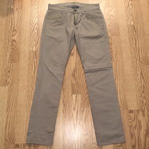 7 For All Mankind The Straight Tan Khaki Pants